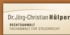 Jörg-Christian Hülper | Rechtsanwalt | Fachanwalt für Steuerrecht